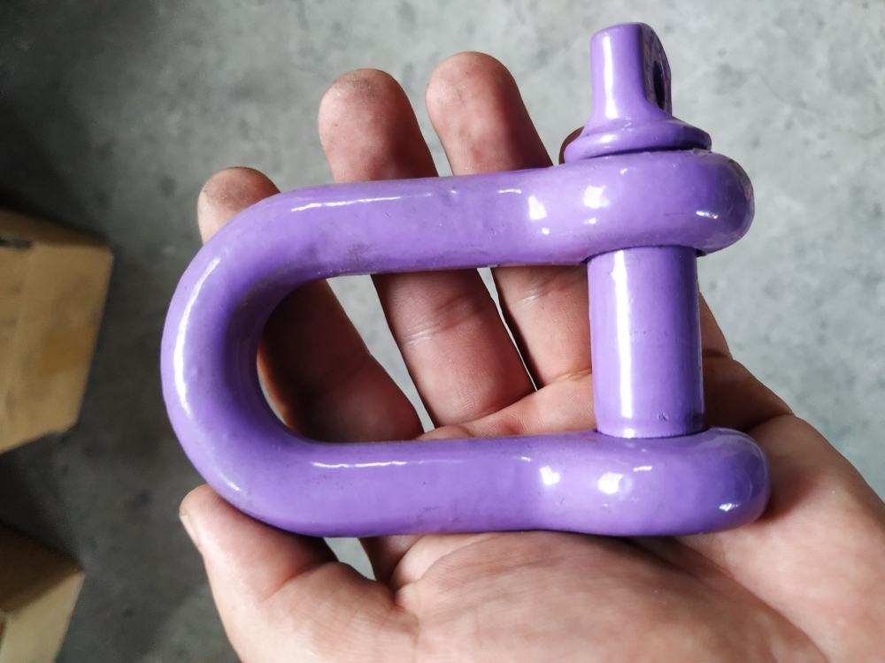 Bow Shackle for Industrial with Yellow Screw Pin in Grade S