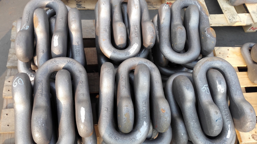 Galvanized DIN82101 D Shackle with Form a Screw Pin