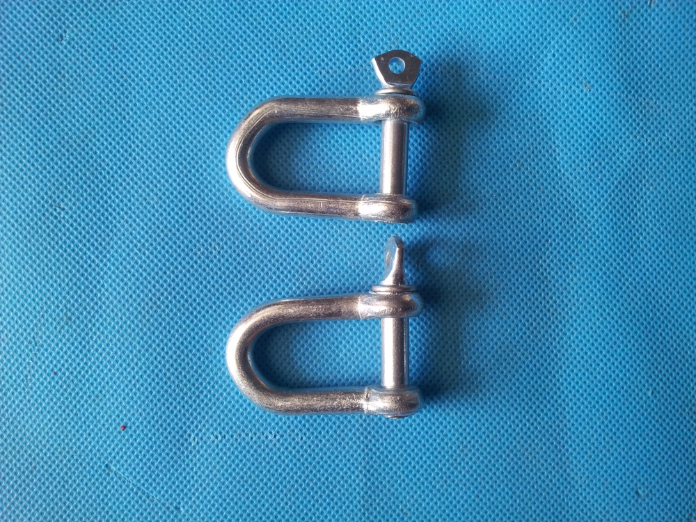 Galvanized Large Dee Screw Pin Shackle Chain Shackle Straight Shackle