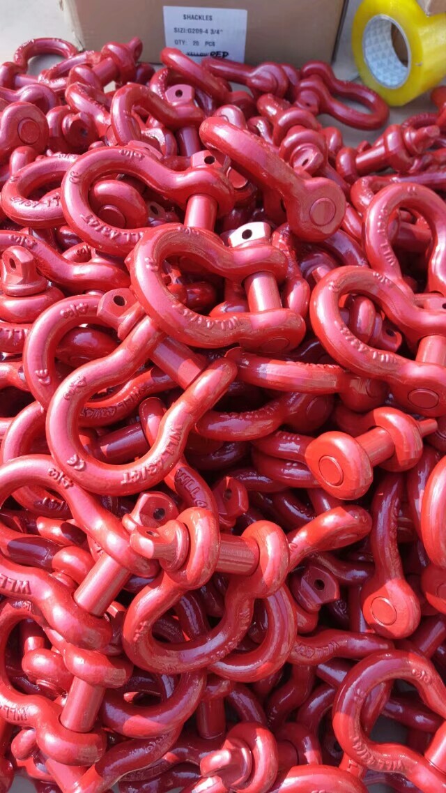 Bow Lifting Shackle HDG Us Type Forged with Safety Pin