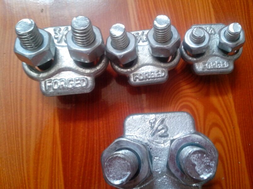 Stainless Steel Doublex Wire Rope Clip with Cable Clamp Double Bolt