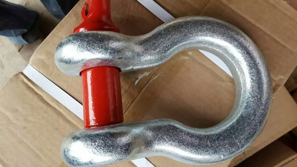 Bow Lifting Shackle HDG Us Type Forged with Safety Pin