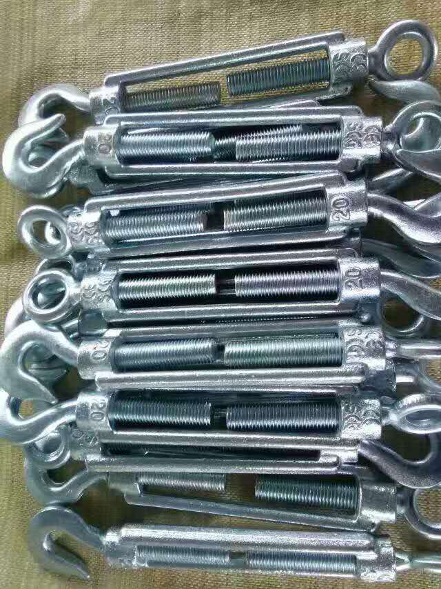 DIN 1480 Turnbuckle with Eye Hook Galvanized Casting Malleable