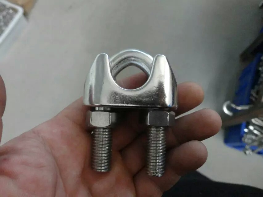 Wire Rope Clamp for Rope Loop Stainless Steel DIN741