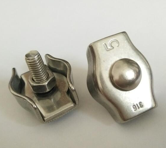 Stainless Steel Simplex Wire Rope Clip Cable Clamp Single Bolt