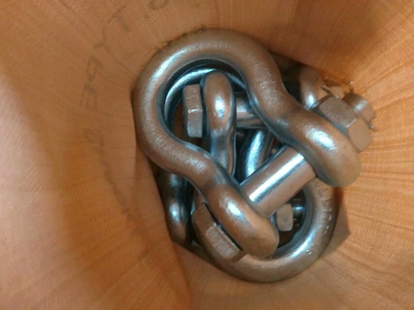 Bow Lifting Shackle HDG Us Type Forged with Safety Pin