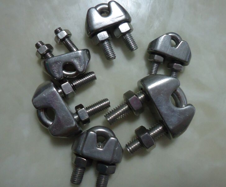 Steel Simplex Wire Rope Clip Cable Clamp Single Bolt