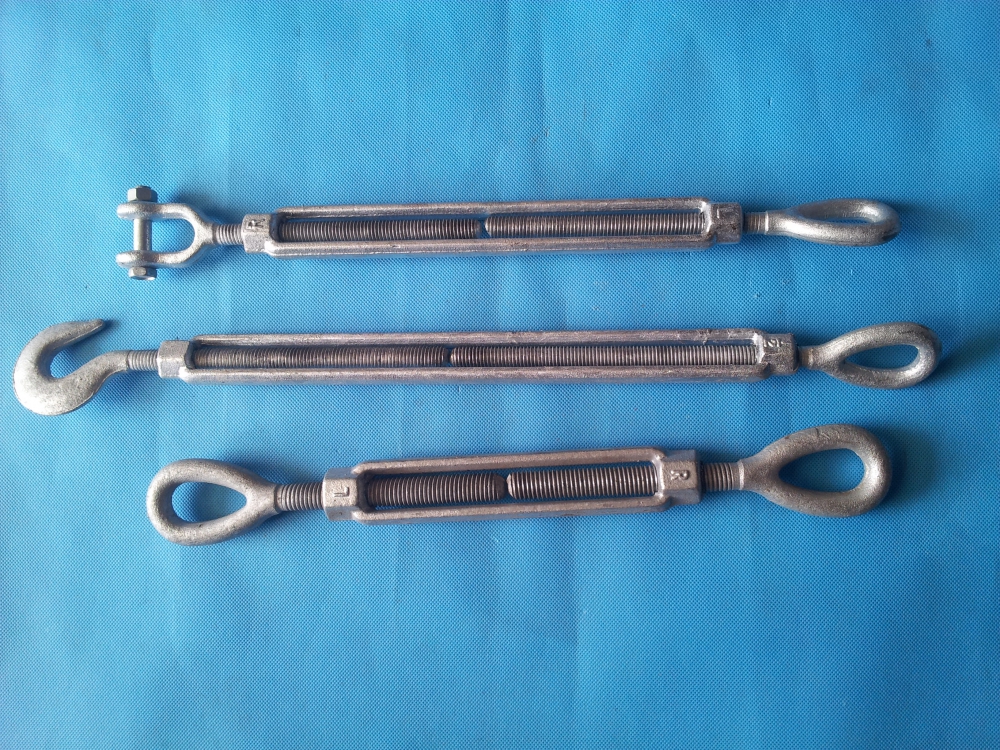 High Quality Hot Sale Us Type Hot Forged HDG Wire Rope Lifting Turnbuckle Jaw /Eye/Hook/Stub