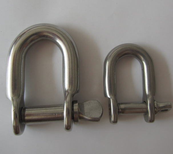 Customized Special Size Width D Shackle in Ss 316