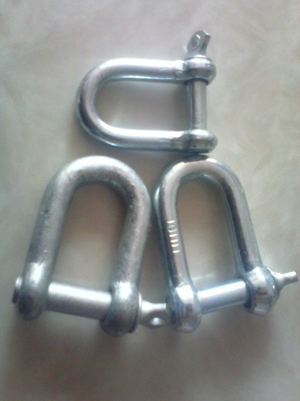 Galvanized Large Dee Screw Pin Shackle Chain Shackle Straight Shackle