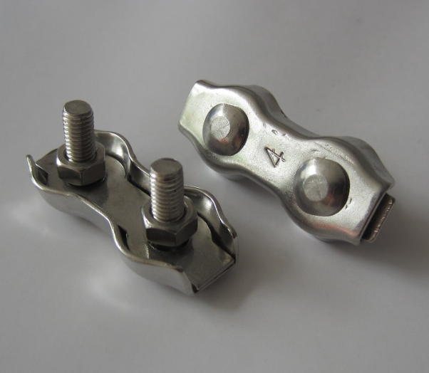Stainless Steel Simplex Wire Rope Clip Cable Clamp Single Bolt