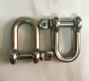 European Type Bow Shackle in Stainless Steel with High Polished Surface